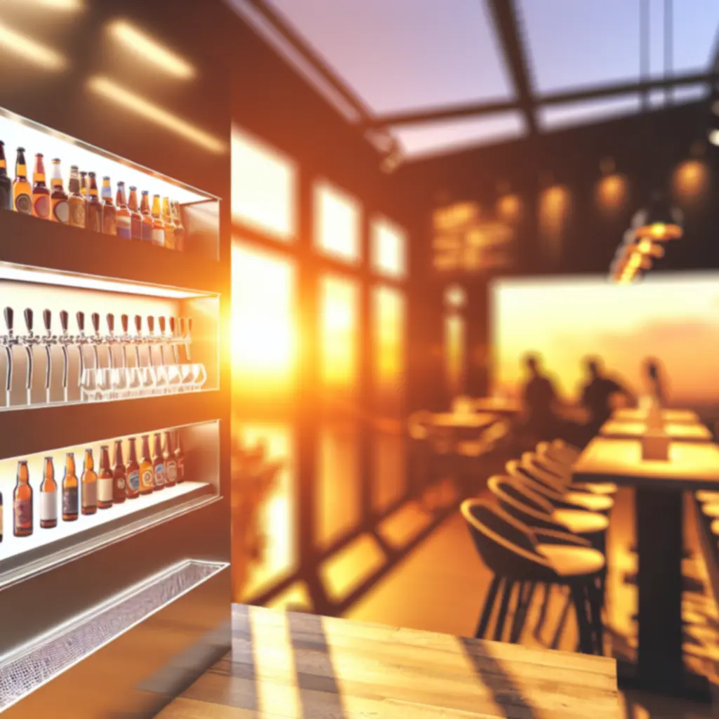 Selectie van speciaalbieren en craftbieren op de bar bij TRYHARDGG SOLUTIONS LIMITED.